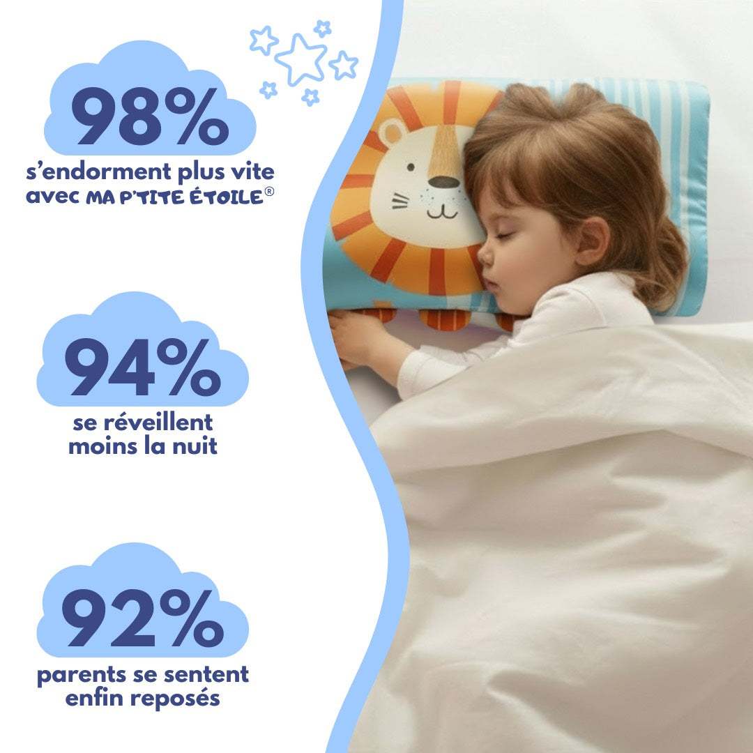 Oreiller Enfant pour Nuits Agitées Ma P’tite Étoile™