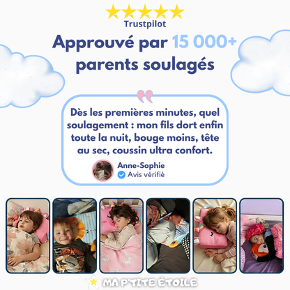 Oreiller Enfant pour Nuits Agitées Ma P’tite Étoile™