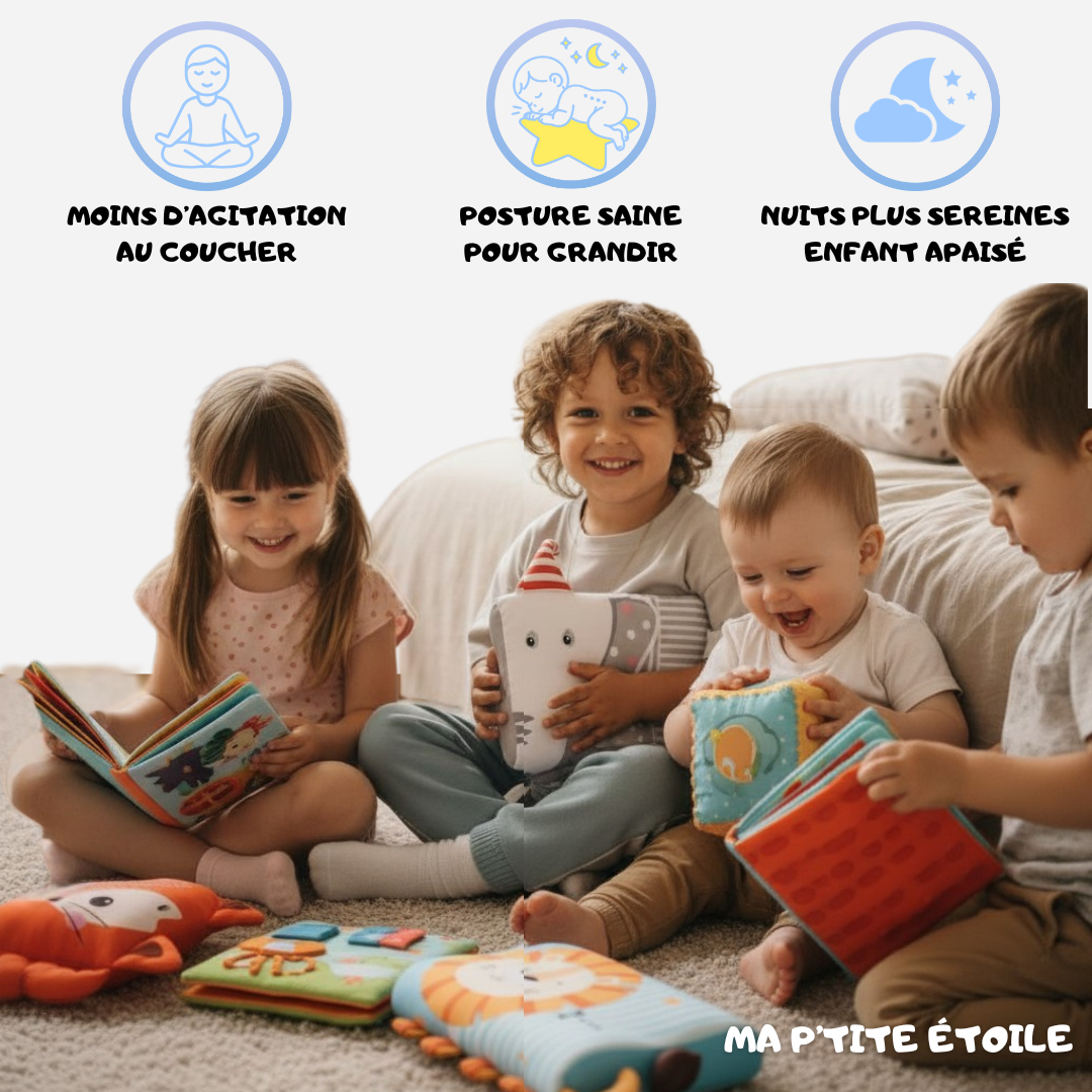 L’Oreiller “Nuits Calmes & Enfant Serein” – Ma P’tite Étoile™
