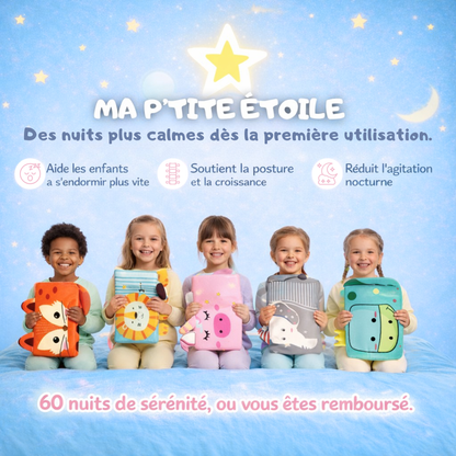 Oreiller pour Enfants aux Nuits Agitées Ma P’tite Étoile™