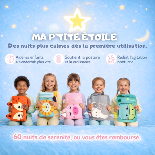 Oreiller pour Enfants aux Nuits Agitées Ma P’tite Étoile™
